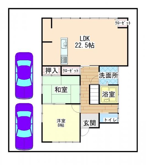 detached 福井県敦賀市平和町37-6　山田ビル　1階A号室