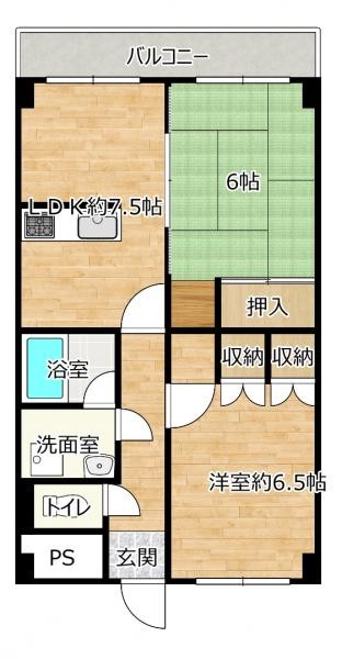 apartment 福井県敦賀市平和町37-6　山田ビル　1階A号室