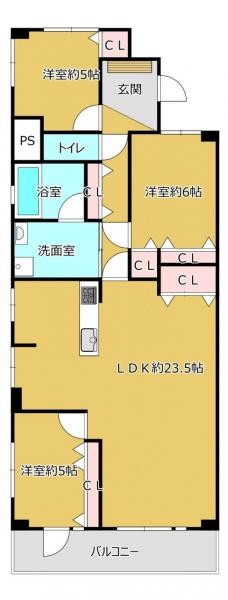 apartment 福井県敦賀市平和町37-6　山田ビル　1階A号室