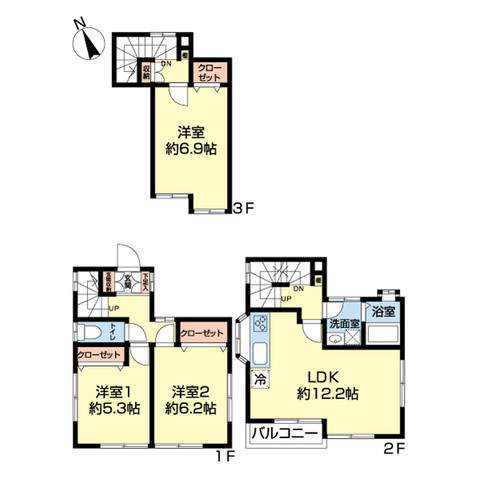 detached 埼玉県和光市本町3-13 タウンコートエクセル１Ｆ