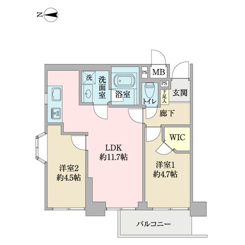 apartment 東京都大田区西蒲田７丁目48-6 ルミエール２階