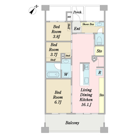 apartment 千葉県市川市行徳駅前２丁目１３－１ ＥＮＤＯ．ＢＬＤＧ３　2Ｆ