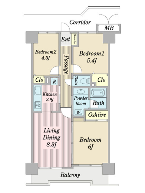 apartment 千葉県市川市行徳駅前２丁目１３－１ ＥＮＤＯ．ＢＬＤＧ３　2Ｆ