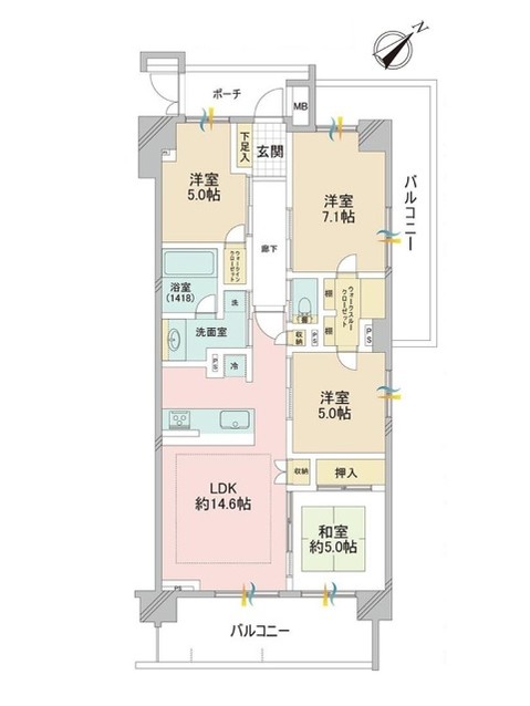 apartment 千葉県流山市おおたかの森西１丁目９－２ フラーリッシュ１階