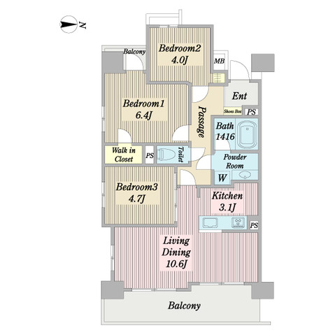 apartment 東京都中央区日本橋３丁目１－８ スターツ日本橋ビル4F