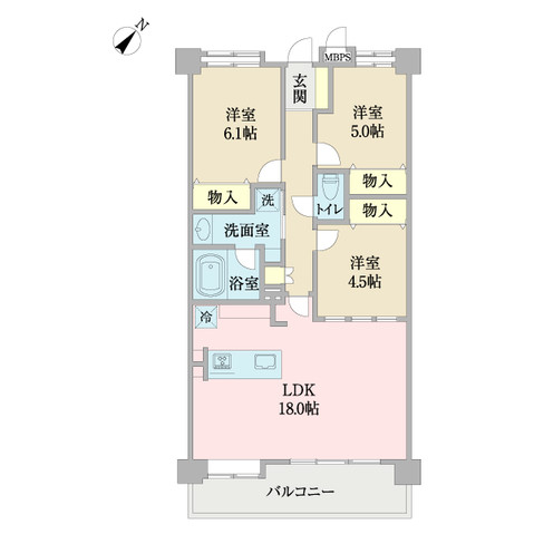 apartment 千葉県成田市馬橋1-21 クラシオン成田１階