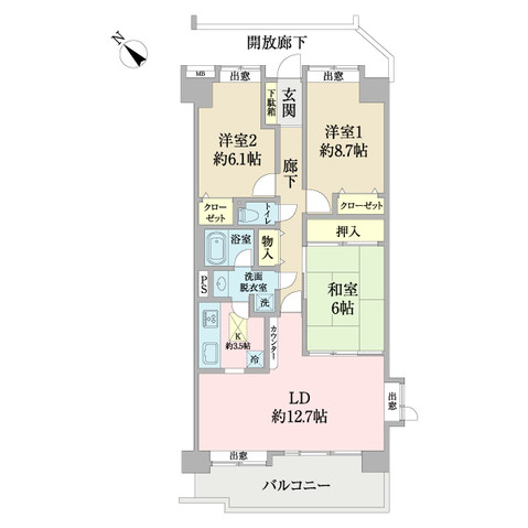 apartment 千葉県柏市柏３丁目6-29 サンライズ吉野１階