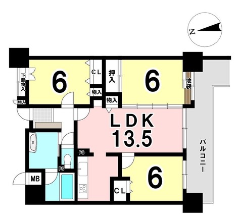 apartment 岐阜県岐阜市茜部新所１丁目
地図を見る