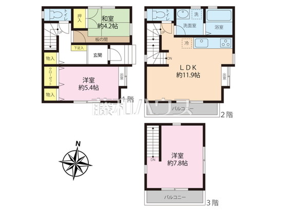 detached 東京都日野市多摩平１丁目4-14　田窪ビル1F