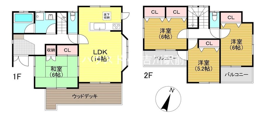 detached 埼玉県吉川市木売１丁目9-4 クレオメデス101