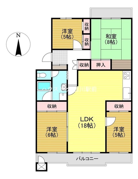 apartment 埼玉県吉川市木売１丁目9-4 クレオメデス101