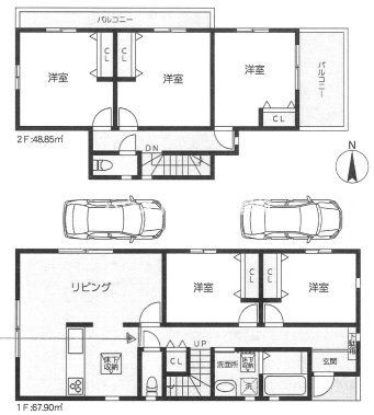 detached 埼玉県吉川市木売１丁目9-4 クレオメデス101