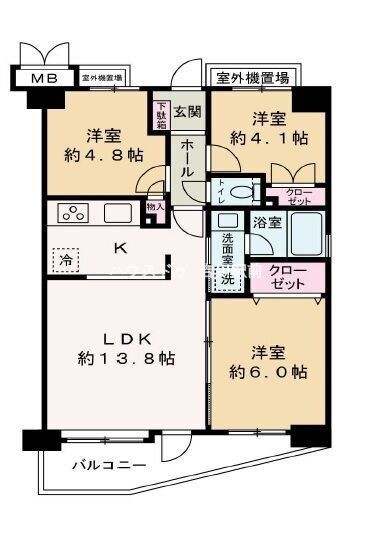 apartment 埼玉県吉川市木売１丁目9-4 クレオメデス101