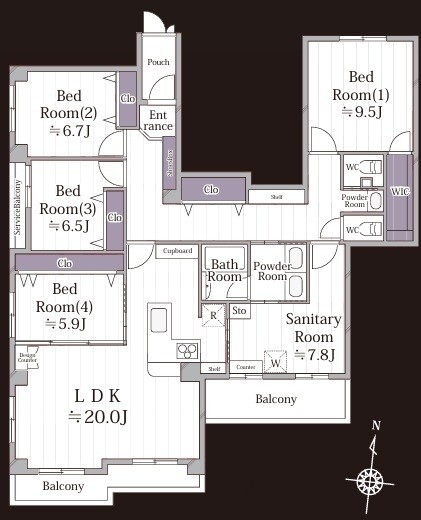 apartment 埼玉県さいたま市大宮区桜木町２丁目902-106 大宮サクラスクエア