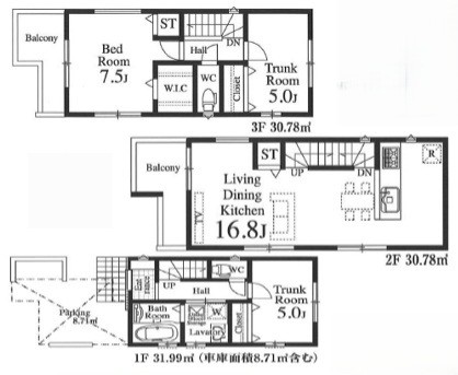 detached 埼玉県さいたま市大宮区桜木町２丁目902-106 大宮サクラスクエア