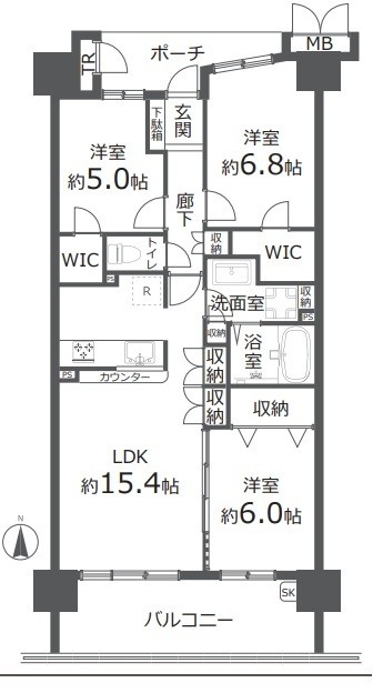 apartment 埼玉県さいたま市大宮区桜木町２丁目902-106 大宮サクラスクエア