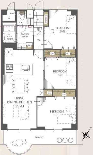 apartment 埼玉県さいたま市大宮区桜木町２丁目902-106 大宮サクラスクエア