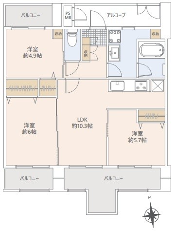 apartment 埼玉県さいたま市大宮区桜木町２丁目902-106 大宮サクラスクエア