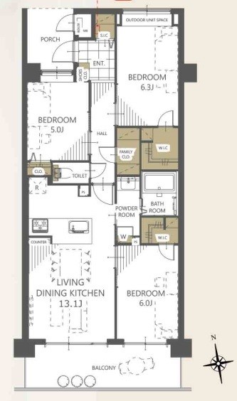 apartment 埼玉県さいたま市大宮区桜木町２丁目902-106 大宮サクラスクエア