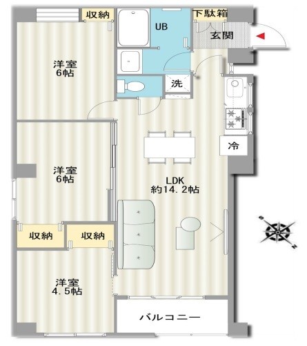 apartment 埼玉県さいたま市大宮区桜木町２丁目902-106 大宮サクラスクエア