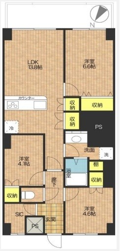 apartment 埼玉県さいたま市大宮区桜木町２丁目902-106 大宮サクラスクエア