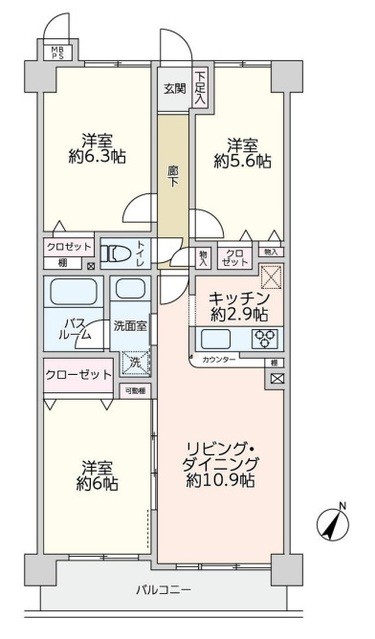 apartment 埼玉県さいたま市大宮区桜木町２丁目902-106 大宮サクラスクエア