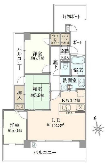 apartment 埼玉県さいたま市大宮区桜木町２丁目902-106 大宮サクラスクエア