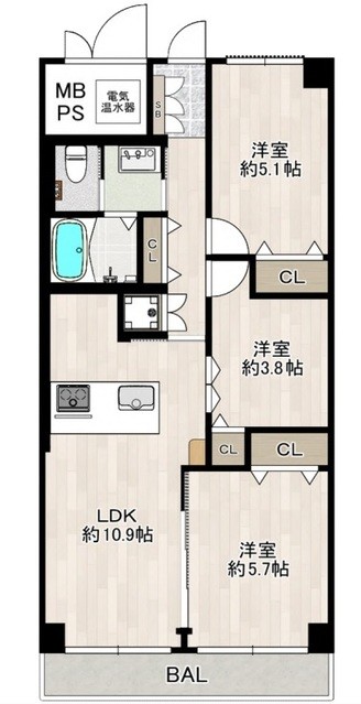 apartment 埼玉県さいたま市大宮区桜木町２丁目902-106 大宮サクラスクエア