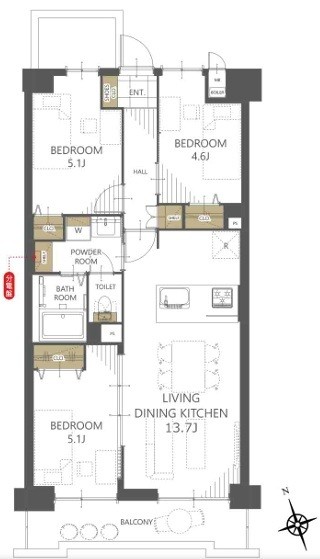 apartment 埼玉県さいたま市大宮区桜木町２丁目902-106 大宮サクラスクエア