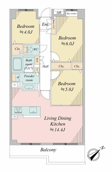 apartment 神奈川県横浜市神奈川区鶴屋町３丁目３２番地１３