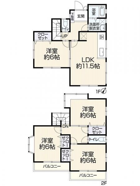 detached 東京都福生市牛浜91-1 ユニオンビル３階