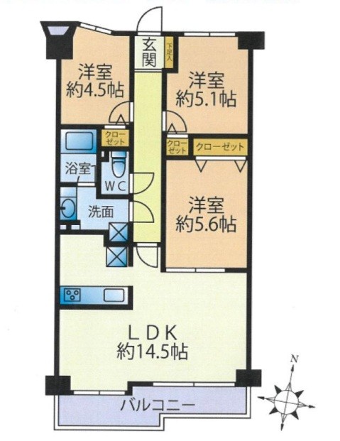 apartment 東京都福生市牛浜91-1 ユニオンビル３階