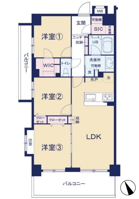 apartment 東京都福生市牛浜91-1 ユニオンビル３階