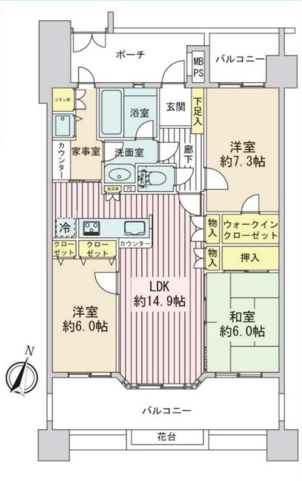 apartment 東京都福生市牛浜91-1 ユニオンビル３階