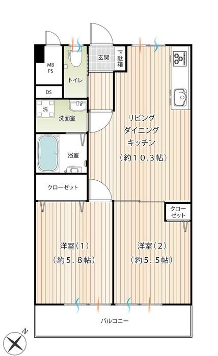 apartment 神奈川県横浜市西区高島２丁目14-17 クレアトール横浜ビル９階
