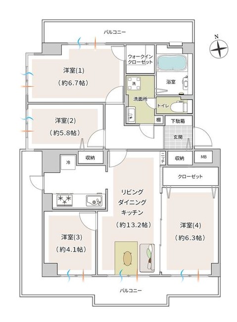 apartment 神奈川県横浜市西区高島２丁目14-17 クレアトール横浜ビル９階