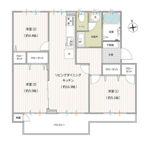 apartment 神奈川県横浜市西区高島２丁目14-17 クレアトール横浜ビル９階