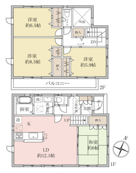 detached 東京都葛飾区東金町１丁目27-6 オランジェテラスⅠ