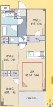 apartment 東京都葛飾区東金町１丁目27-6 オランジェテラスⅠ