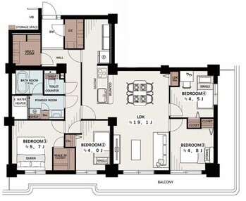 apartment 東京都葛飾区東金町１丁目27-6 オランジェテラスⅠ
