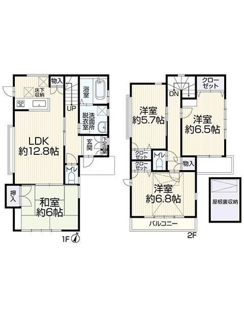 detached 東京都昭島市松原町３丁目6-5 プランシエル1階