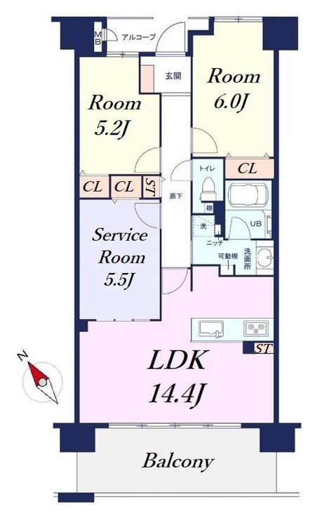 apartment 東京都昭島市松原町３丁目6-5 プランシエル1階