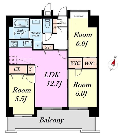 apartment 東京都昭島市松原町３丁目6-5 プランシエル1階