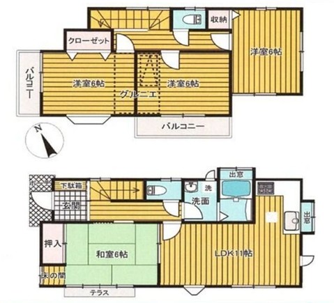 detached 東京都昭島市松原町３丁目6-5 プランシエル1階