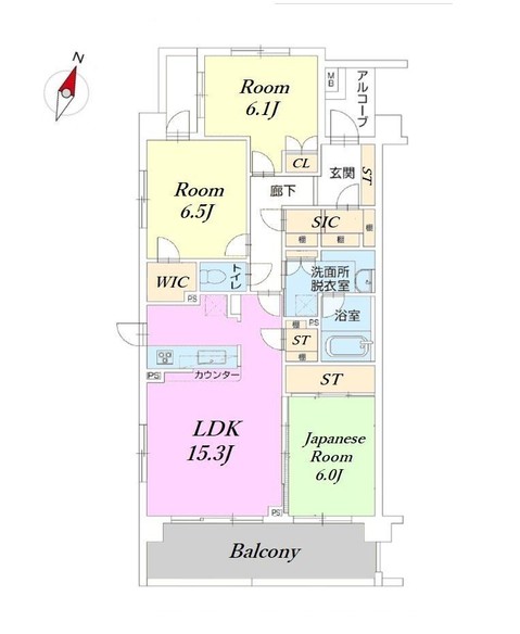 apartment 東京都昭島市松原町３丁目6-5 プランシエル1階