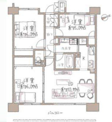 apartment 東京都昭島市松原町３丁目6-5 プランシエル1階