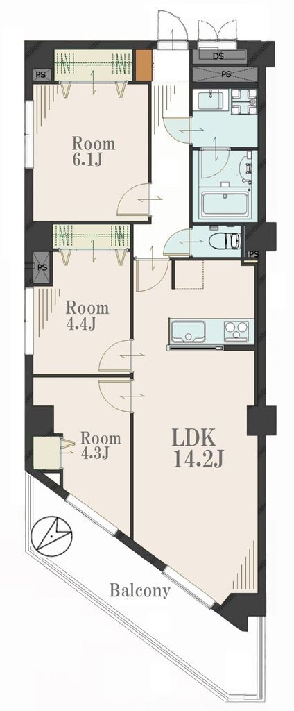 apartment 東京都杉並区阿佐谷北４丁目20-7 アルファコート1階