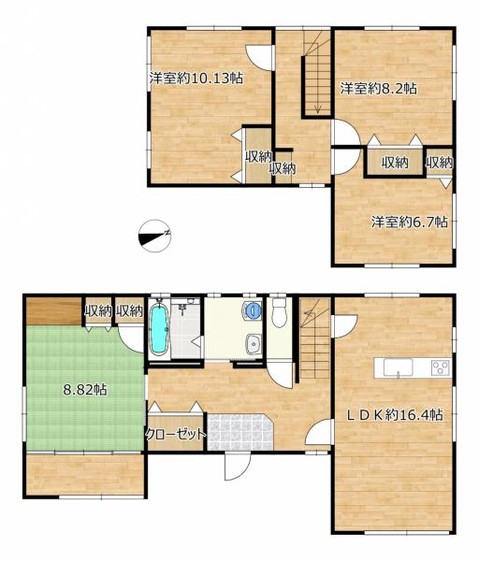 detached 富山県魚津市北鬼江320 サワサキビル　1階　A号室