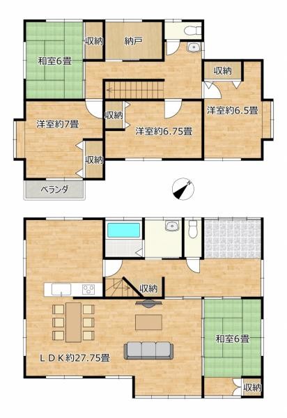 detached 富山県魚津市北鬼江320 サワサキビル　1階　A号室