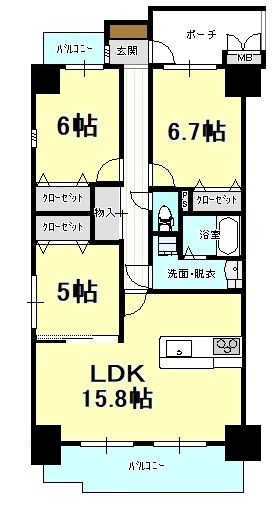 apartment 愛媛県松山市萱町５丁目
地図を見る
